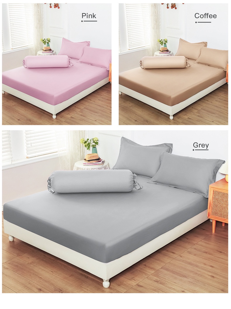 100_ Cotton Fitted Bedsheet Set-7-1